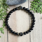 ⏳🔥LIMITED-TIME 50% OFF! ⏰ Elegance Black Obsidian Beaded Bracelet – Genuine Natural Stones, Protective Energy & Elastic Stretch Design – Modern Style for Daily Wear ✨