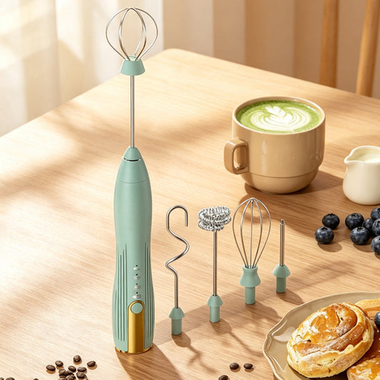 ⏳🔥LIMITED-TIME 50% OFF! ⏰Handheld Rechargeable Electric Milk Frother🥛☕️