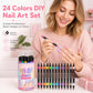 ⏳🔥LIMITED-TIME 50% OFF! ⏰🎉 2026 Sale — Over 25,000 Sold!💅 24‑Colors Dual‑Ended Nail Art Pens‑DIY Manicure Drawing Set 🎨