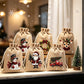 ⏳🔥LIMITED-TIME 50% OFF! ⏰Christmas Burlap Gift Bags with Drawstring, For gift giveaways＆party gifts🎅