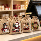 ⏳🔥LIMITED-TIME 50% OFF! ⏰Christmas Burlap Gift Bags with Drawstring, For gift giveaways＆party gifts🎅