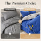 ⏳🔥LIMITED-TIME 50% OFF! ⏰Premium Cozy Reversible Striped Bedding Set🛏️