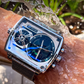 ⏳🔥LIMITED-TIME 50% OFF! ⏰Men's Square Luminous Watch with Dual Chronograph⌚️