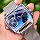 ⏳🔥LIMITED-TIME 50% OFF! ⏰Men's Square Luminous Watch with Dual Chronograph⌚️