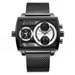 ⏳🔥LIMITED-TIME 50% OFF! ⏰Men's Square Luminous Watch with Dual Chronograph⌚️