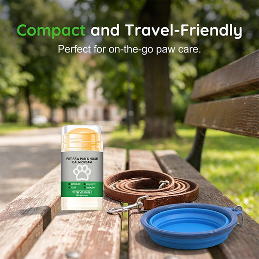 ⏳🔥LIMITED-TIME 50% OFF! ⏰🐾 Pet Paw Balm Stick – Moisturizes, soothes & protects – Gentle, Natural, Portable ✨