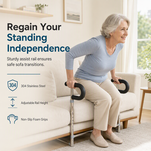 ⏳🔥LIMITED-TIME 50% OFF! ⏰Sofa Stand Assist Rail for Elderly Stainless Steel🛋️