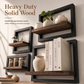 ⏳🔥LIMITED-TIME 50% OFF! ⏰Wood Wall-Mounted Floating Shelves🛍️