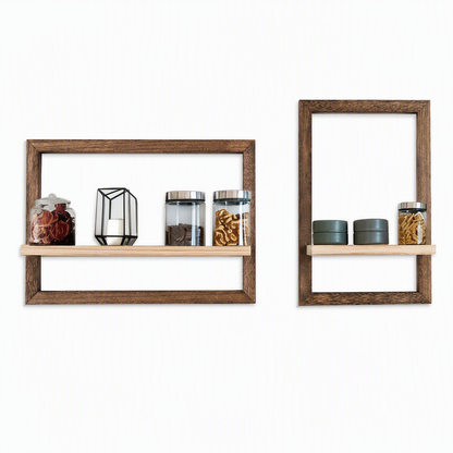 ⏳🔥LIMITED-TIME 50% OFF! ⏰Wood Wall-Mounted Floating Shelves🛍️