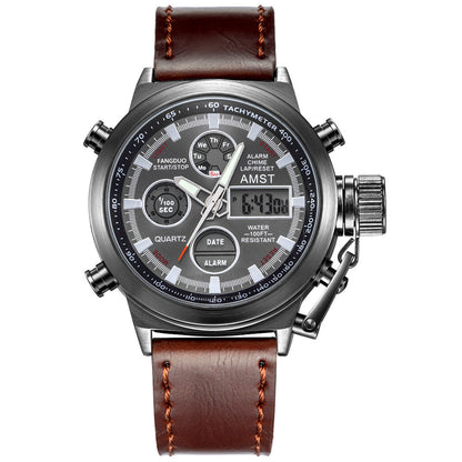 ⏳🔥LIMITED-TIME 50% OFF! ⏰ Men's Retro Digital Quartz Sports Watch – Luminous Dial, Rugged Build, Versatile Style 🧭