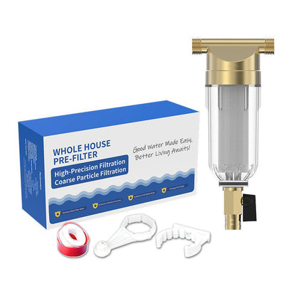 ⏳🔥LIMITED-TIME 50% OFF! ⏰Whole-House Sediment Pre-Filter – Transparent, Sturdy, Easy Install 🚰🏠