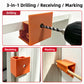 ⏳🔥LIMITED-TIME 50% OFF! ⏰3-In-1 Carpentry Positioning Tool, Dual-Purpose For 20mm And 23mm, Cabinet Door Stopper, Drilling, Marking And Trimming Tool 🛠️