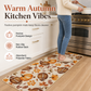 ⏳🔥LIMITED-TIME 50% OFF! ⏰🎃Autumn Pumpkin & Maple Leaf Floor Mat Set – Absorbent Linen-Like Surface, Non-Slip Rubber Backing & Durable Tight Weave – Warm Farmhouse Decor for Kitchen & Dining Room 🍁✨