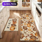 ⏳🔥LIMITED-TIME 50% OFF! ⏰🎃Autumn Pumpkin & Maple Leaf Floor Mat Set – Absorbent Linen-Like Surface, Non-Slip Rubber Backing & Durable Tight Weave – Warm Farmhouse Decor for Kitchen & Dining Room 🍁✨
