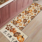 ⏳🔥LIMITED-TIME 50% OFF! ⏰🎃Autumn Pumpkin & Maple Leaf Floor Mat Set – Absorbent Linen-Like Surface, Non-Slip Rubber Backing & Durable Tight Weave – Warm Farmhouse Decor for Kitchen & Dining Room 🍁✨