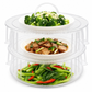 ⏳🔥LIMITED-TIME 50% OFF! ⏰Multi-Layer Stackable Microwave Food Cover