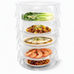 ⏳🔥LIMITED-TIME 50% OFF! ⏰Multi-Layer Stackable Microwave Food Cover
