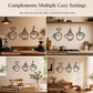 ⏳🔥LIMITED-TIME 50% OFF! ⏰Creative Metal Coffee Cup Wall Art 20.3cm Height Hanging Iron Decor for Home Cafe Indoor Wall Decoration☕️