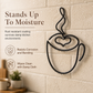 ⏳🔥LIMITED-TIME 50% OFF! ⏰Creative Metal Coffee Cup Wall Art 20.3cm Height Hanging Iron Decor for Home Cafe Indoor Wall Decoration☕️