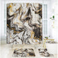 ⏳🔥LIMITED-TIME 50% OFF! ⏰Elegant Marble Pattern Bathroom Shower Curtain🛁