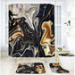 ⏳🔥LIMITED-TIME 50% OFF! ⏰Elegant Marble Pattern Bathroom Shower Curtain🛁