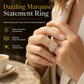 ⏳🔥LIMITED-TIME 50% OFF! ⏰Plated Cubic Zirconia Engagement Ring Fashion Jewelry💍🌸