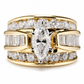 ⏳🔥LIMITED-TIME 50% OFF! ⏰Plated Cubic Zirconia Engagement Ring Fashion Jewelry💍🌸