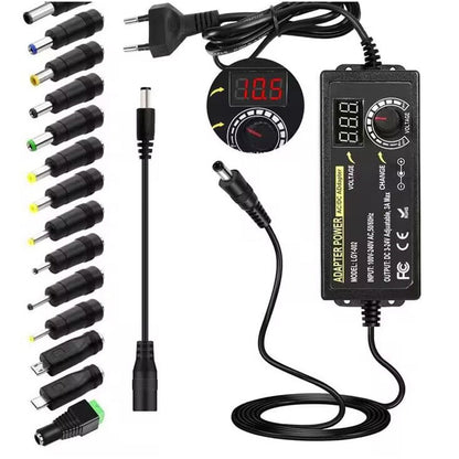 ⏳🔥LIMITED-TIME 50% OFF! ⏰Adjustable 3V-24V 3A Universal AC/DC Power Adapter🔋⚡️