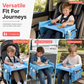 ⏳🔥LIMITED-TIME 50% OFF! ⏰🚗 Kids Car Seat Travel Tray – Drawing Board & Storage Organizer 🎨