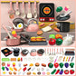 ⏳🔥LIMITED-TIME 50% OFF! ⏰Pretend Play Kitchen Toy Set🍲