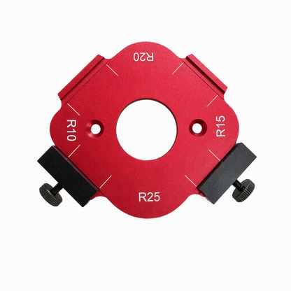 ⏳🔥LIMITED-TIME 50% OFF! ⏰🔧 Router Template – Round Corner R Angle Jig, CNC Machined Alloy & Non-Slip Stop Blocks – For Woodworking & Wardrobe DIY 📐🛠️