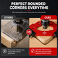 ⏳🔥LIMITED-TIME 50% OFF! ⏰🔧 Router Template – Round Corner R Angle Jig, CNC Machined Alloy & Non-Slip Stop Blocks – For Woodworking & Wardrobe DIY 📐🛠️