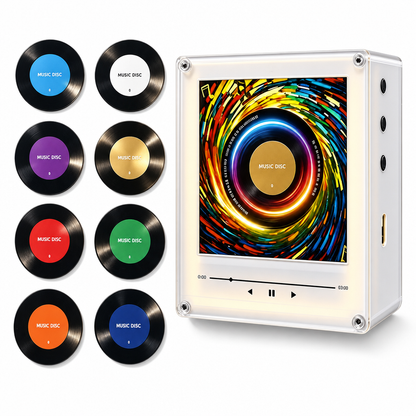 ⏳🔥LIMITED-TIME 50% OFF! ⏰NFC Magnetic Fridge Music Box – Tap to Play + 360° LED Light