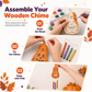 ⏳🔥LIMITED-TIME 50% OFF! ⏰Craft Your Own Pumpkin Instantly! No-Fuss Wood DIY Kit🎃Buy 1 Get 1 Free !!!🖌️✨