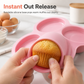 ⏳🔥LIMITED-TIME 50% OFF! ⏰🌈 3‑Cavity Round Silicone Cake Mold – DIY baking & rainbow cakes 🍰✨