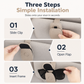 ⏳🔥LIMITED-TIME 50% OFF! ⏰ Car Sunglasses Holder Double Clip – Magnetic & Protective👓