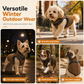 ⏳🔥LIMITED-TIME 50% OFF! ⏰Warm Winter Dog Coat with Reflective Strips and Harness for Small and Medium Dogs🐶❄️