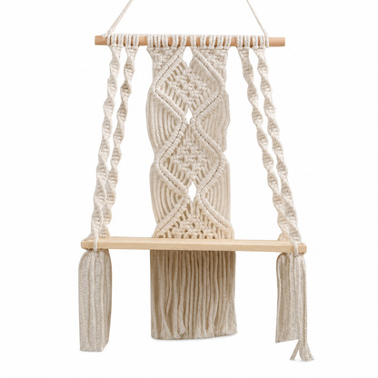 ⏳🔥LIMITED-TIME 50% OFF! ⏰Bohemian Handwoven Floating Shelf🌿
