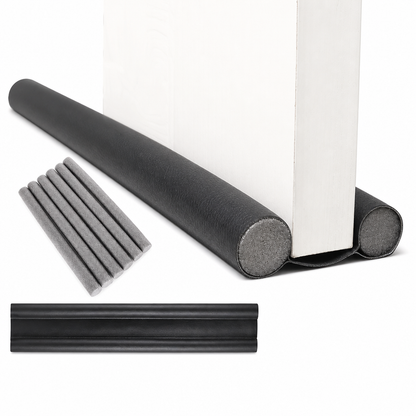 ⏳🔥LIMITED-TIME 50% OFF! ⏰DIY Wear Resistant Leather Under Door Draft Stopper Windproof and Insect Proof Bedroom Door Bottom Seal Strip🏠