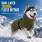 ⏳🔥LIMITED-TIME 50% OFF! ⏰Thickened Warm Winter Dog Coat Cotton Padded for Medium and Large Dogs🐾🐶
