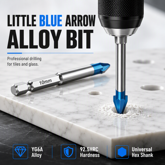 ⏳🔥LIMITED-TIME 50% OFF! ⏰🔩 Hex Shank Carbide Eccentric Drill Bit – Crack-Free, Sharp Tip, Multi-Material ✨