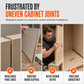 ⏳🔥LIMITED-TIME 50% OFF! ⏰Wardrobe Cabinet Side Filler Panel Installation Locator and Stepped Positioning Plate for Precise Hole Alignment📢📢BUY 1 GET 1 FREE!!⏰
