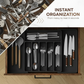 ⏳🔥LIMITED-TIME 50% OFF! ⏰Extendable Kitchen Cutlery Storage Organizer 🍴