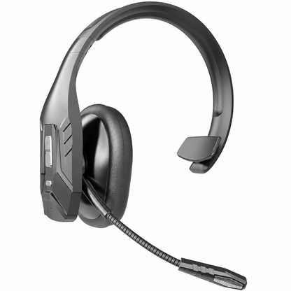 ⏳🔥LIMITED-TIME 50% OFF! ⏰Wireless Bluetooth Call Center Headset with ENC Environmental Noise Cancellation and Auto Pairing for Customer Service and Truck Drivers🎧