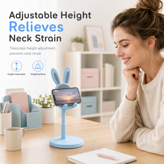 ⏳🔥LIMITED-TIME 50% OFF! ⏰Cute Bunny Desktop Phone Stand🐰