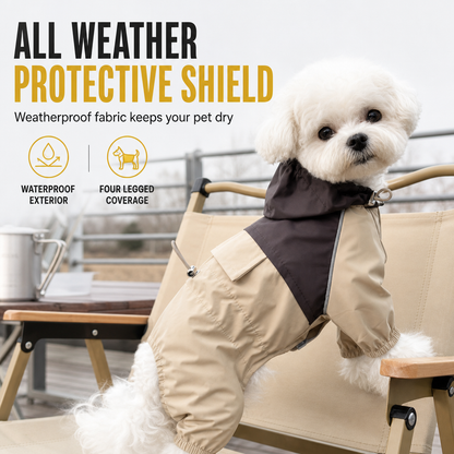 ⏳🔥LIMITED-TIME 50% OFF! ⏰ Water-Resistant Full-Coverage Dog Raincoat🐕