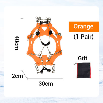 ⏳🔥LIMITED-TIME 50% OFF! ⏰🥾Anti-Slip Crampons for Outdoor Shoes & Boots – Ice Grips with Spikes for Hiking, Walking, Snow & Winter Traction 🏔️