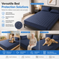 ⏳🔥LIMITED-TIME 50% OFF! ⏰Waterproof Fitted Sheet – Solid Color Machine Washable Mattress Protector Cover, Soft Breathable Bed Cover for Bedroom, Guest Room & Dorm 🛏️✨