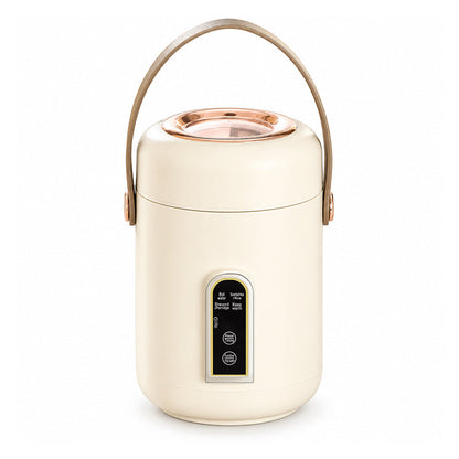 ⏳🔥LIMITED-TIME 50% OFF! ⏰Portable Mini Electric Stew Pot with Ceramic Liner🍚