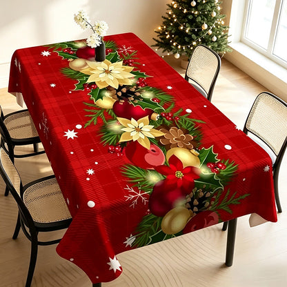 ⏳🔥LIMITED-TIME 50% OFF! ⏰Waterproof Holiday Tablecloth🎄